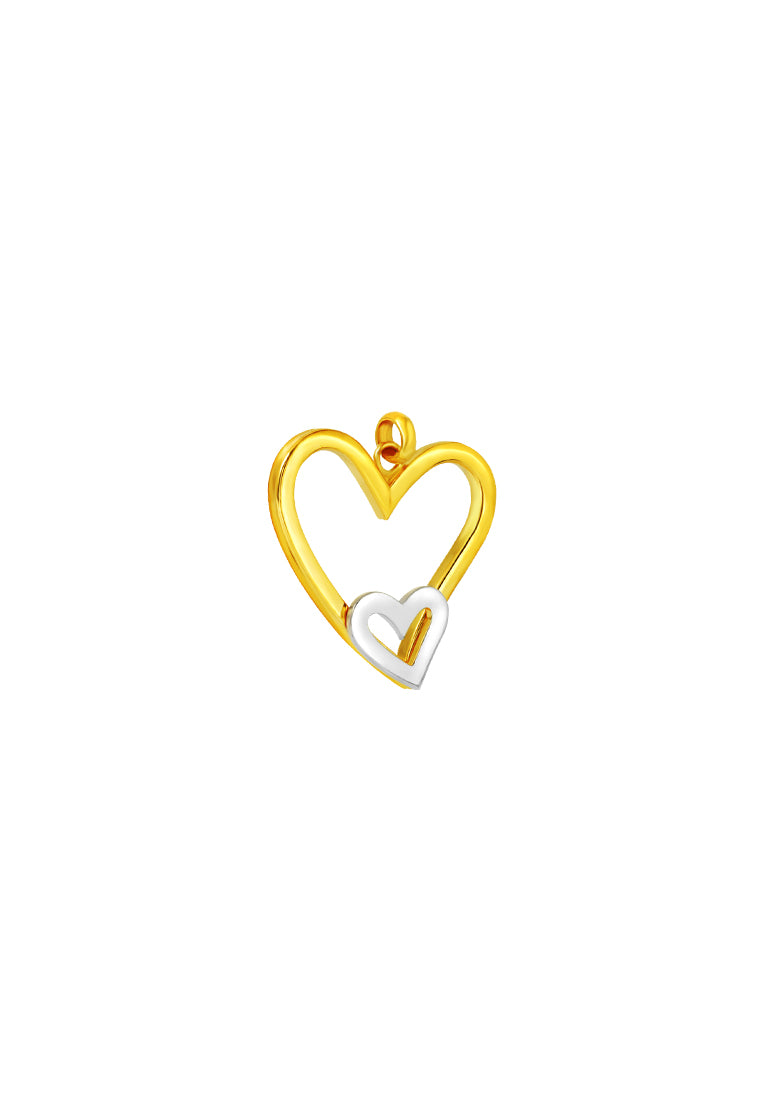 TOMEI Lusso Italia Love On Love Pendant, Yellow Gold 916
