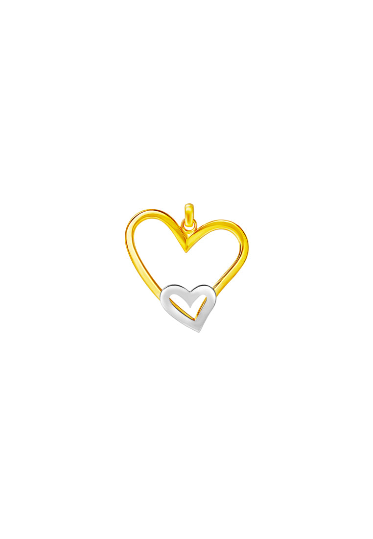 TOMEI Lusso Italia Love On Love Pendant, Yellow Gold 916