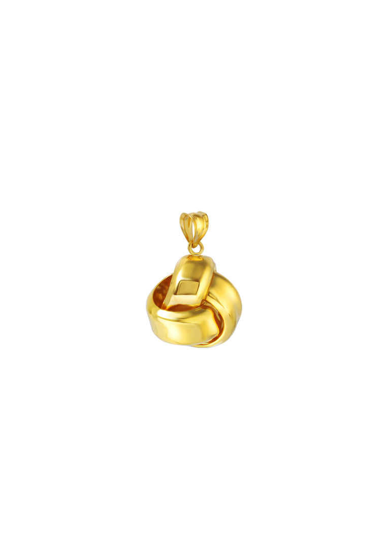 TOMEI Lusso Italia Knot Pendant, Yellow Gold 916