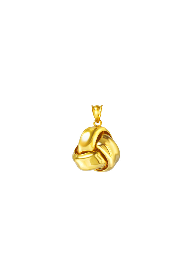 TOMEI Lusso Italia Knot Pendant, Yellow Gold 916