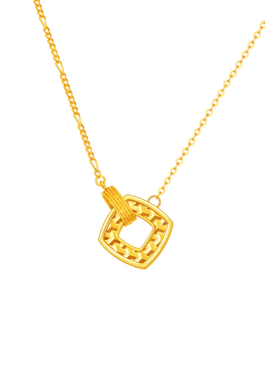 TOMEI Chasing Light Necklace, Yellow Gold 999 (5G)