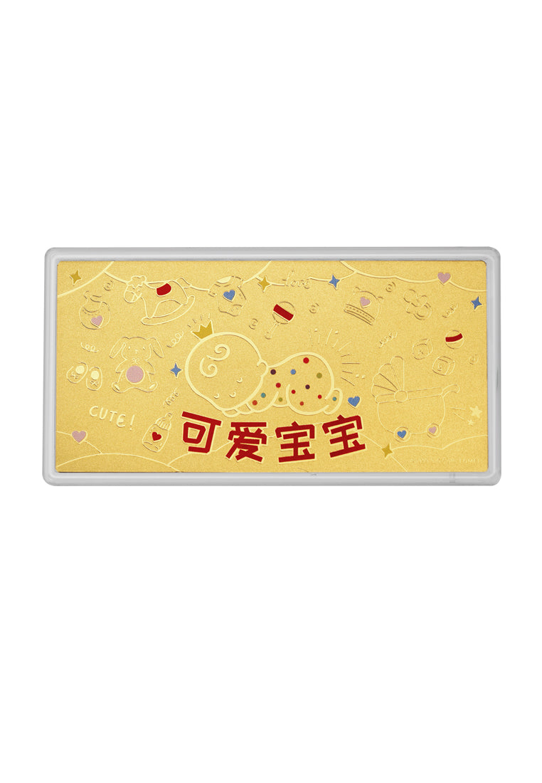 TOMEI Cutie Baby Gold Wafer 0.5G, Yellow Gold 9999