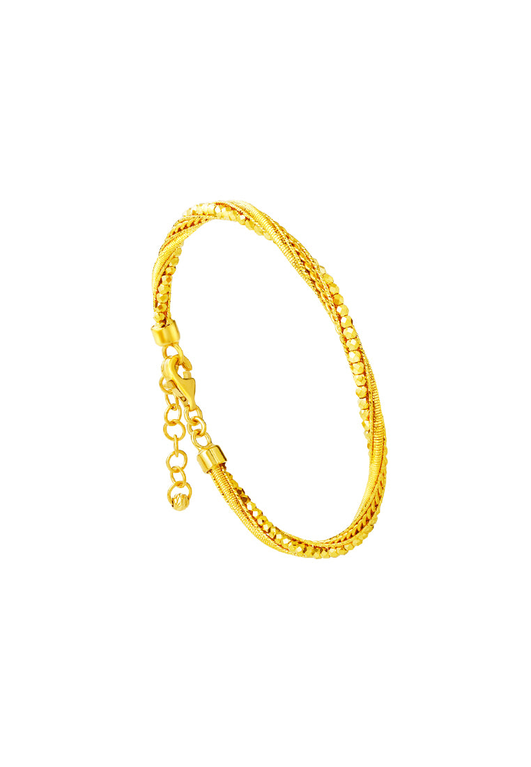 TOMEI Lusso Italia Bangle, Yellow Gold 916