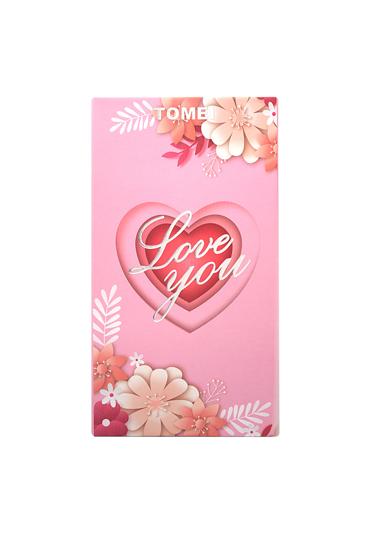 TOMEI Love You Gold Wafer 0.1G, Yellow Gold 9999