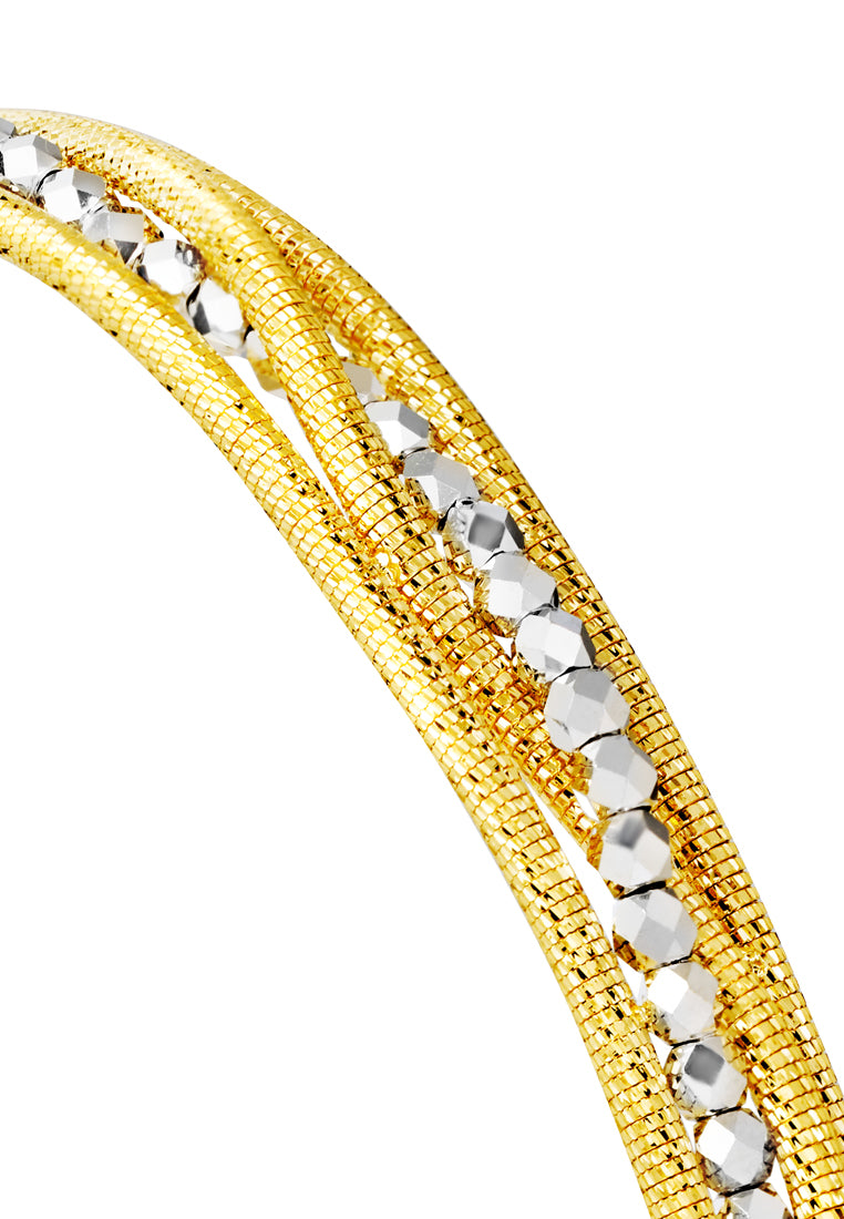 TOMEI Lusso Italia Bangle, Yellow Gold 916