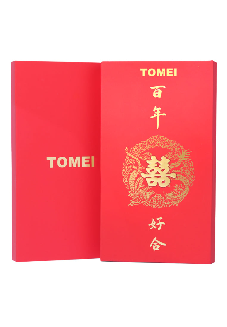 TOMEI Happy Wedding Gold Wafer 0.1G, Yellow Gold 9999