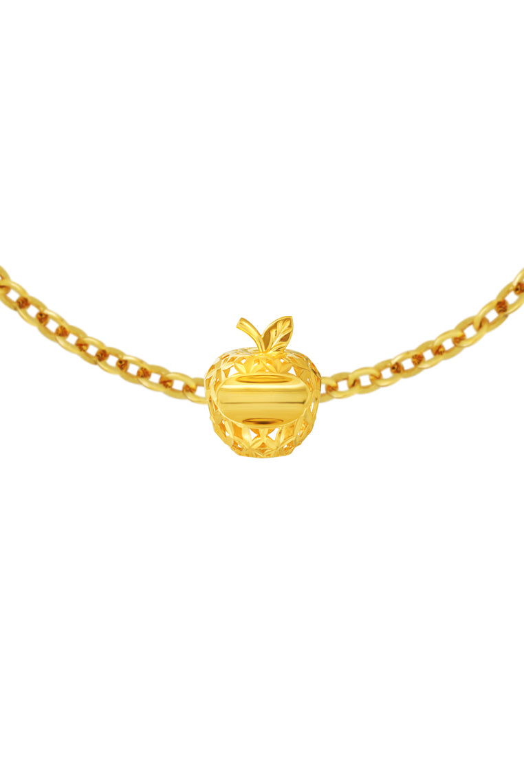 TOMEI Apple Charm, Yellow Gold 916