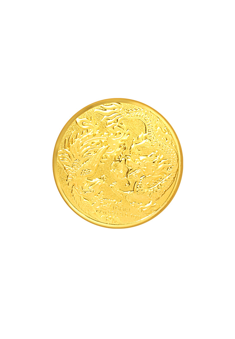TOMEI Happy Wedding Gold Wafer 0.1G, Yellow Gold 9999