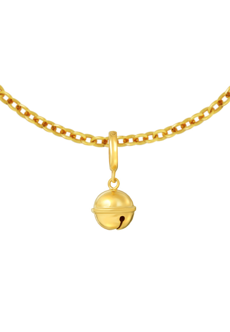 TOMEI Bell Charm, Yellow Gold 916