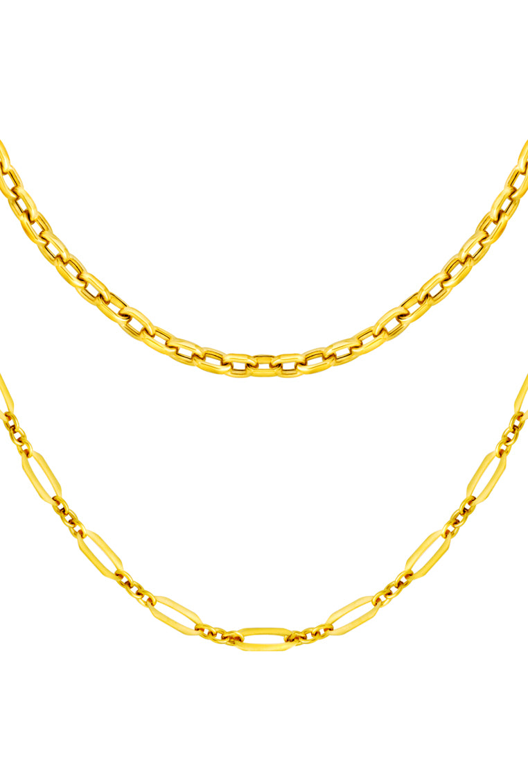 TOMEI Lusso Italia Necklace, Yellow Gold 916