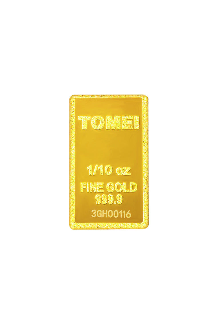 TOMEI Hornbill Gold Bar 3.11G Pink Card | Fine Gold 9999