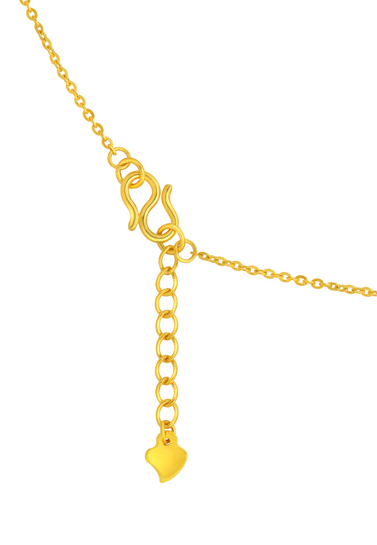 TOMEI Butterfly Necklace, Yellow Gold 999