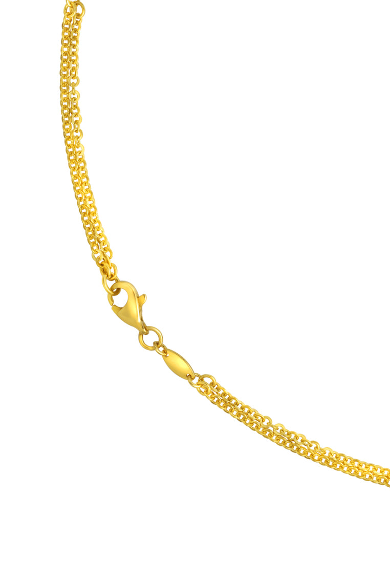 TOMEI Lusso Italia Necklace, Yellow Gold 916
