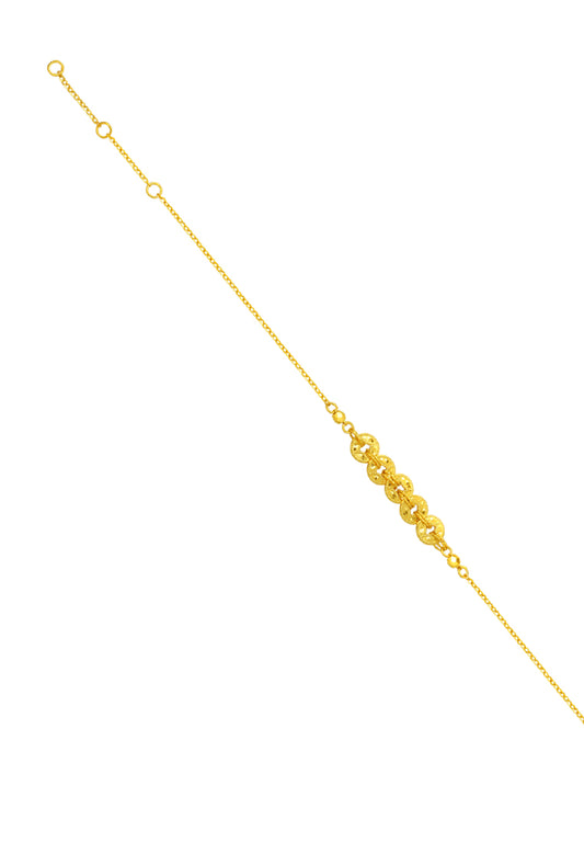 TOMEI Bracelet【五帝铜钱】, Yellow Gold 999