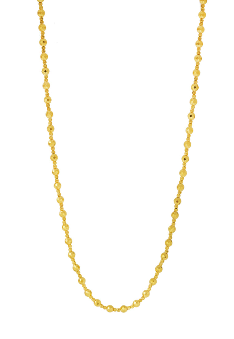TOMEI Lusso Italia, Ecletic Ball Necklace, Yellow Gold 916
