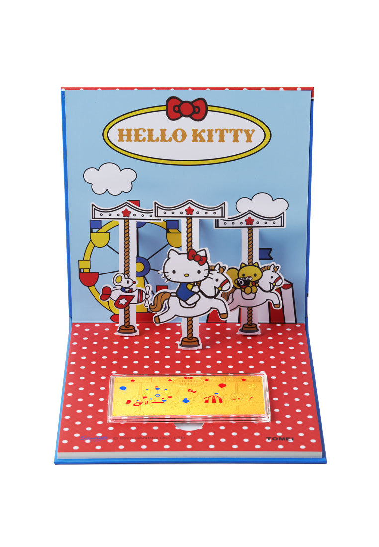 TOMEI X SANRIO Hello Kitty Gold Wafer 0.5G, Yellow Gold 9999