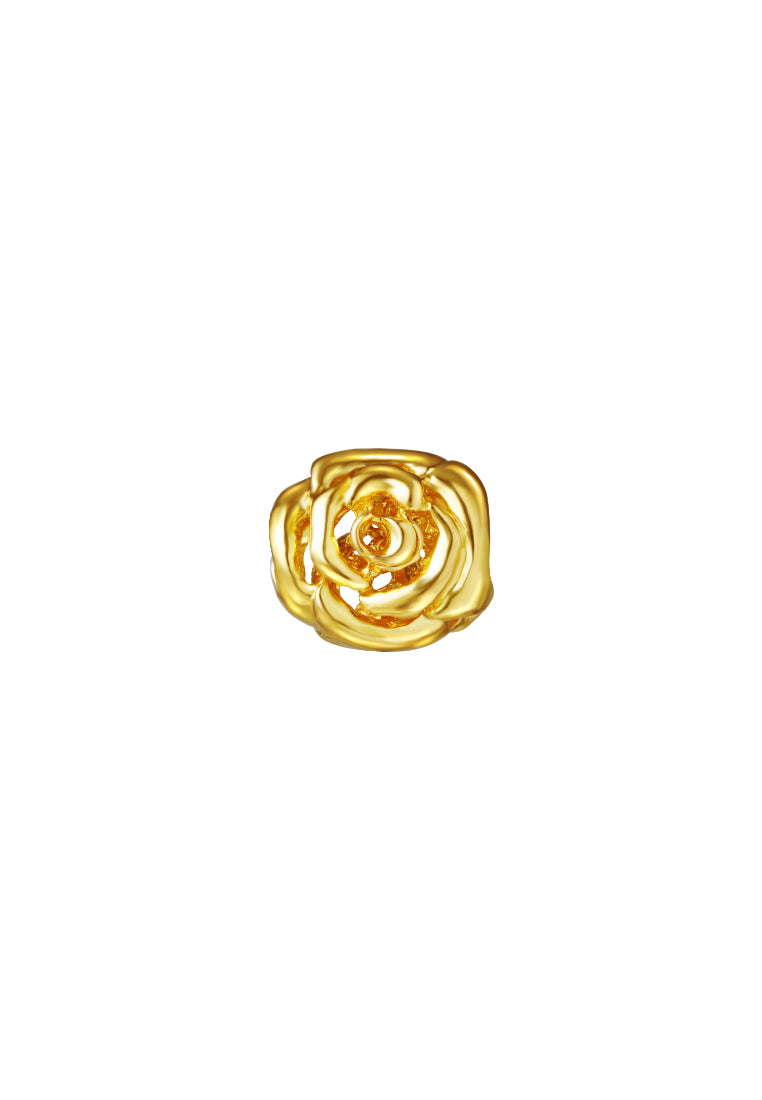 TOMEI Flower Charm, Yellow Gold 916
