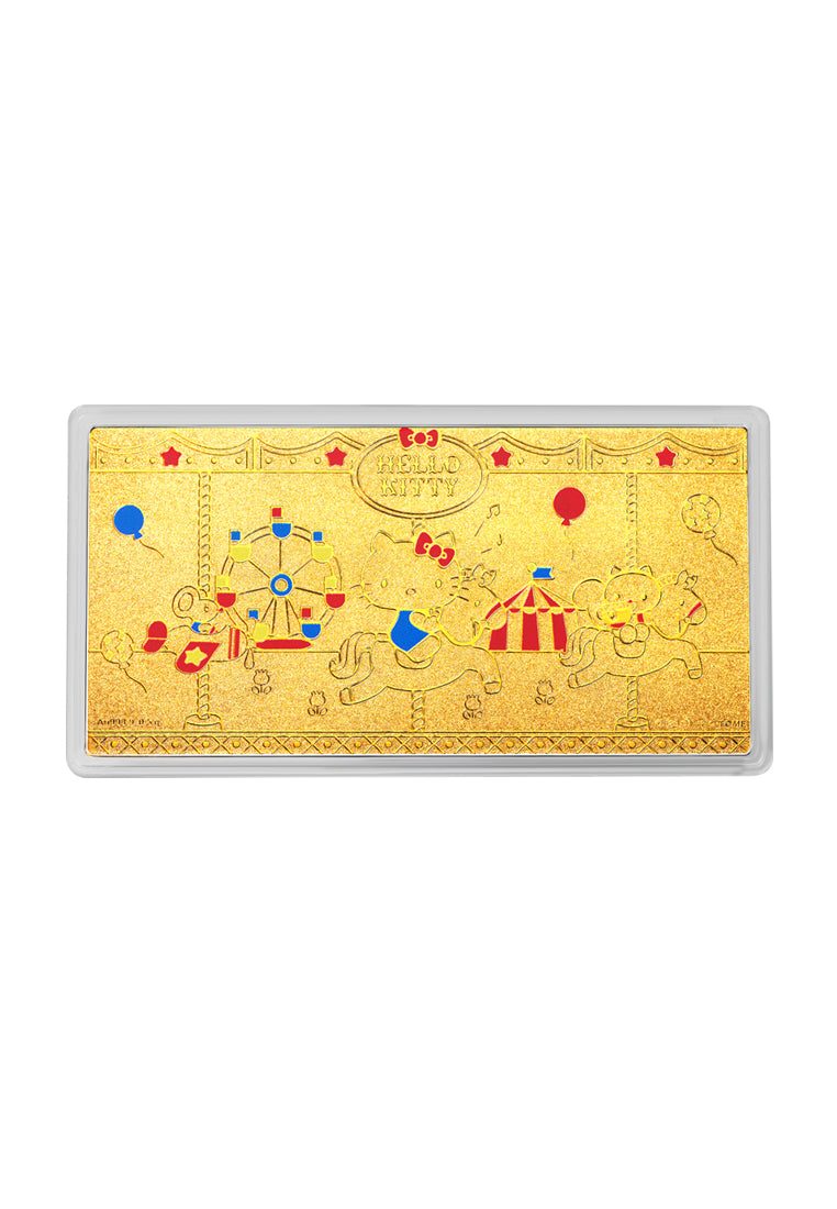 TOMEI X SANRIO Hello Kitty Gold Wafer 0.5G, Yellow Gold 9999