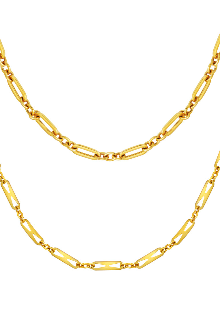TOMEI Lusso Italia Necklace, Yellow Gold 916