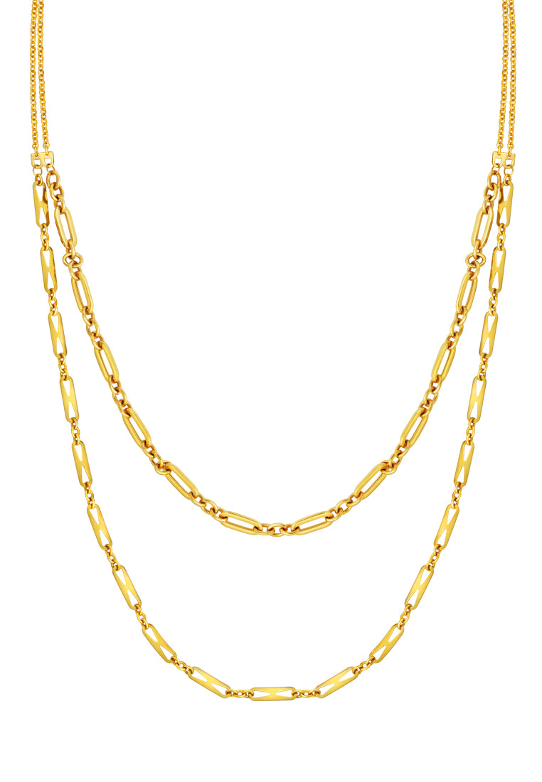 TOMEI Lusso Italia Necklace, Yellow Gold 916