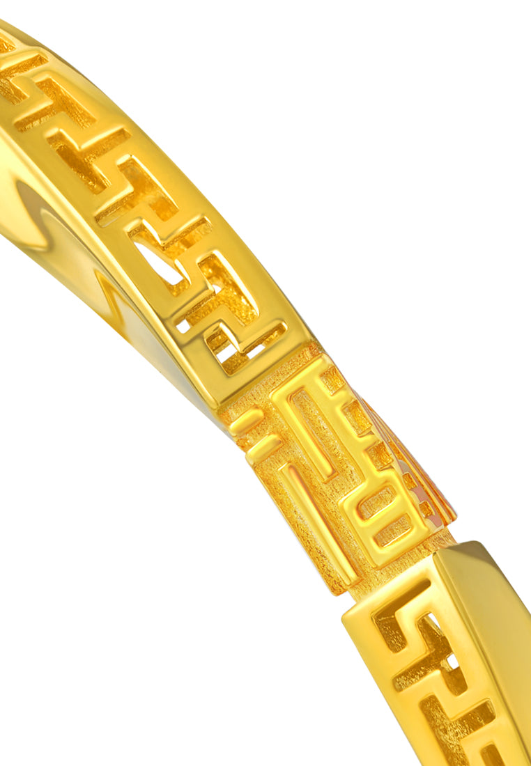 TOMEI Bangle,Yellow Gold 916