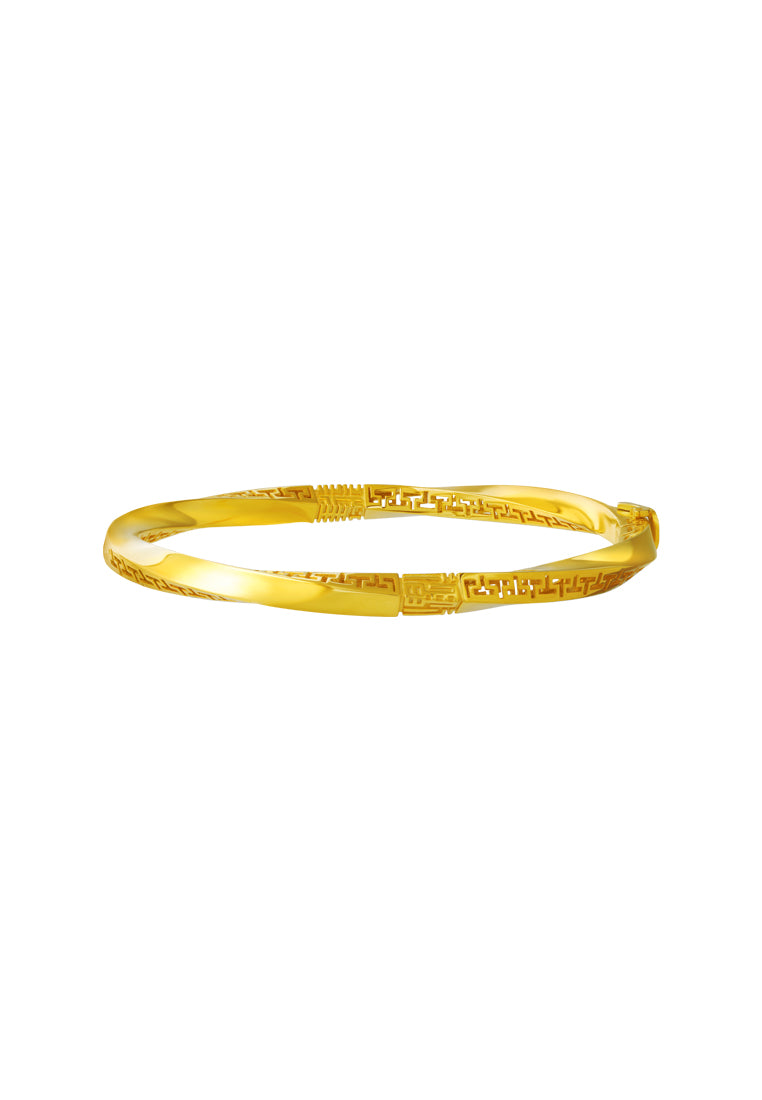 TOMEI Bangle,Yellow Gold 916