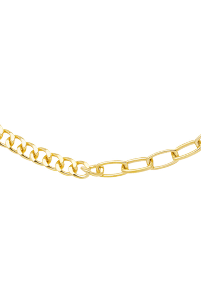 TOMEI Two-Ways Linked Bracelet, Yellow Gold 916