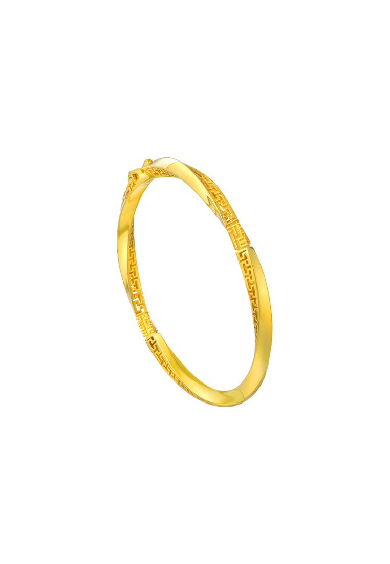 TOMEI Bangle,Yellow Gold 916