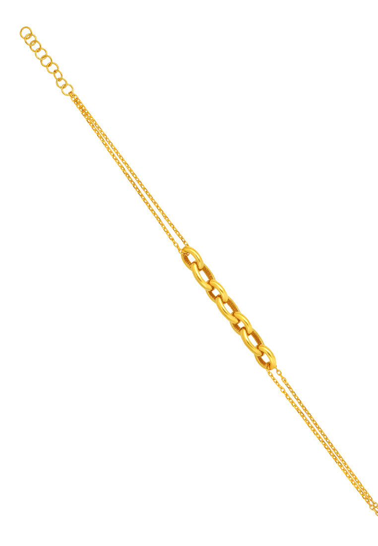 TOMEI Lusso Italia Bracelet, Yellow Gold 916
