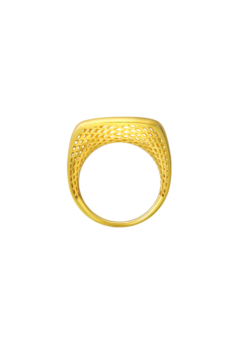 TOMEI Sri Puteri Classic Infused Ring, Yellow Gold 916