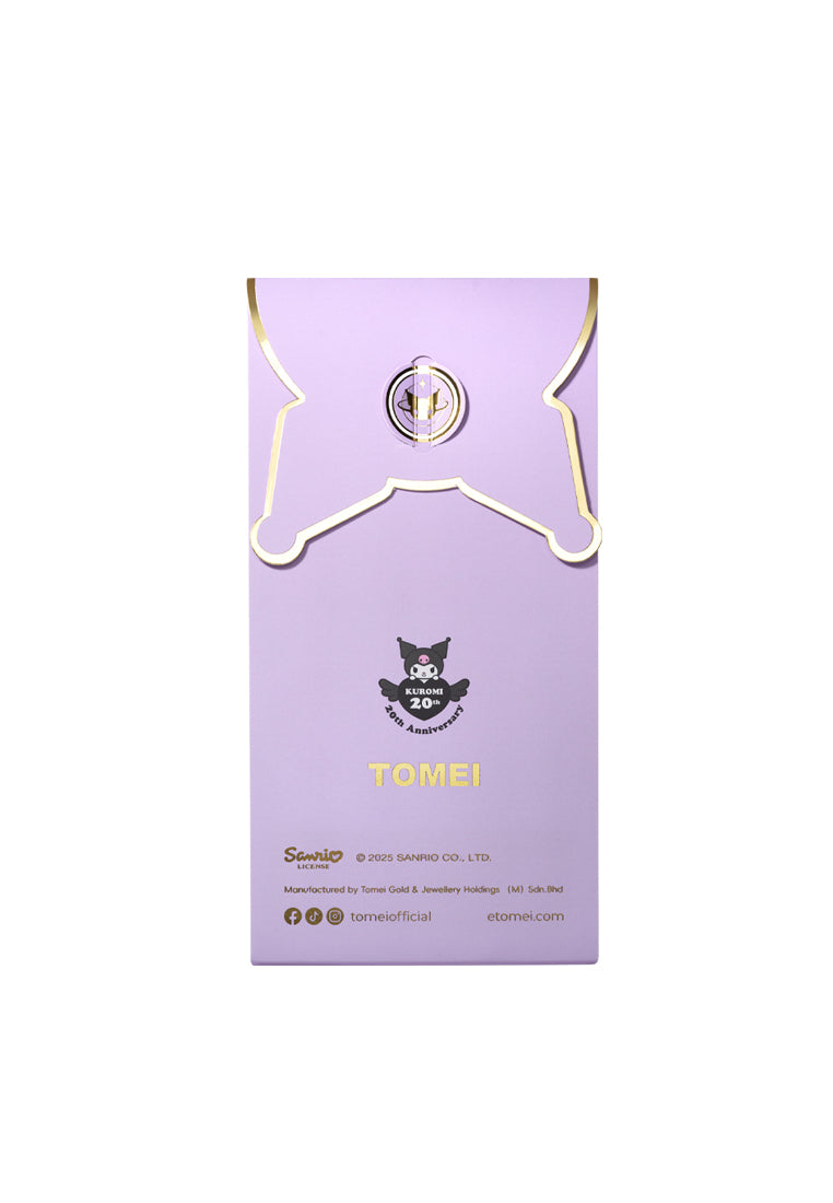 TOMEI X Sanrio Kuromi 20th Anniversary Gold Wafer 0.2G, Yellow Gold 9999