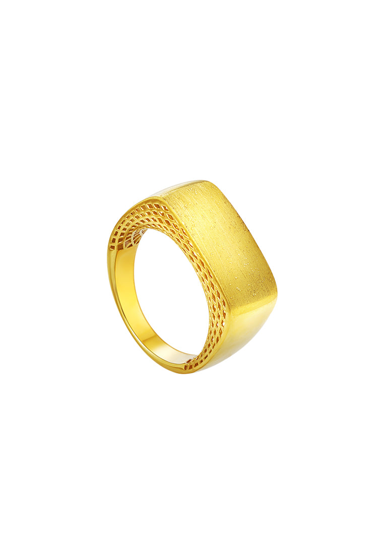 TOMEI Sri Puteri Classic Infused Ring, Yellow Gold 916