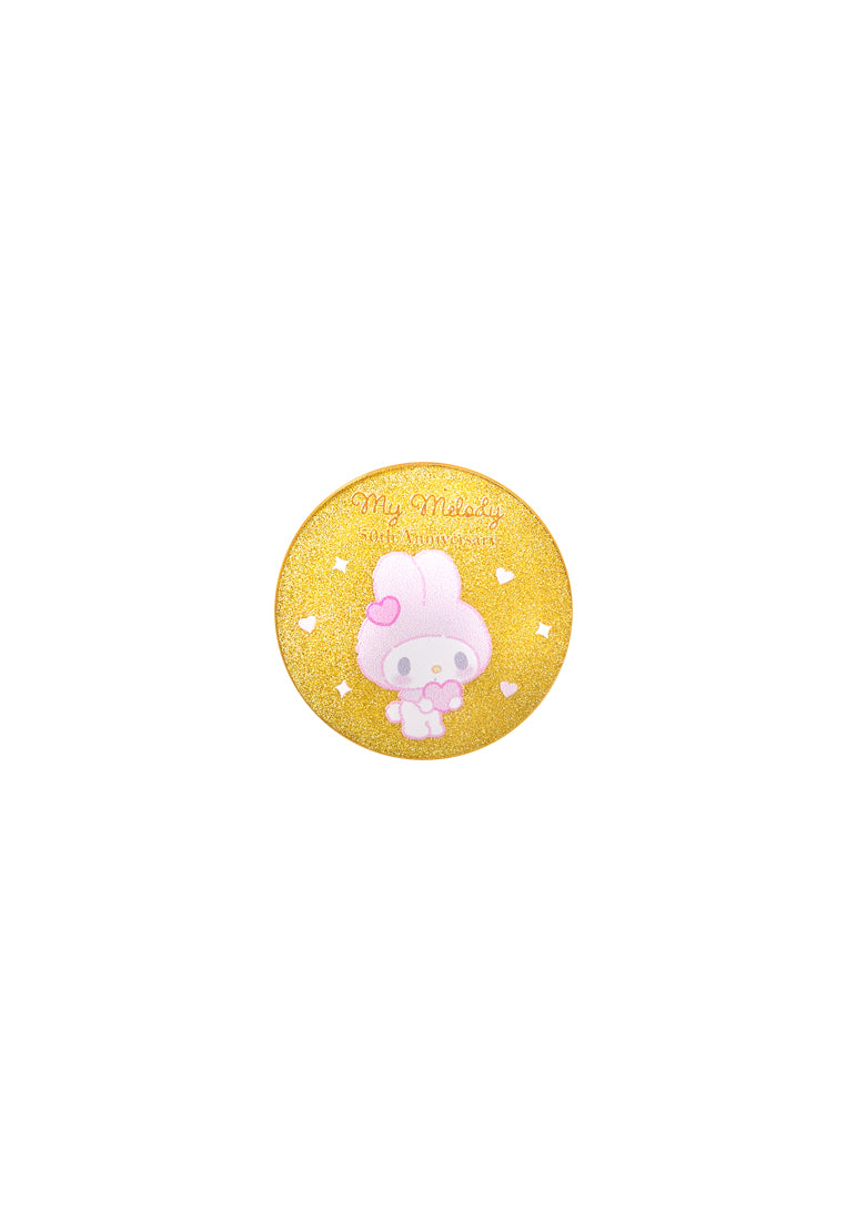 TOMEI X Sanrio My Melody 50th Anniversary Gold Wafer 0.2G, Yellow Gold 9999