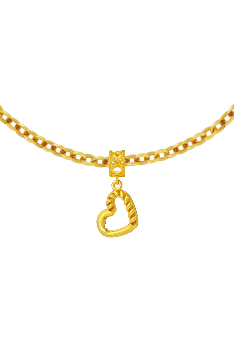 TOMEI Love Charm, Yellow Gold 916