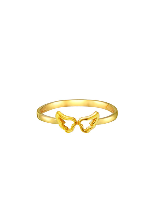 TOMEI Butterfly Ring, Yellow Gold 916