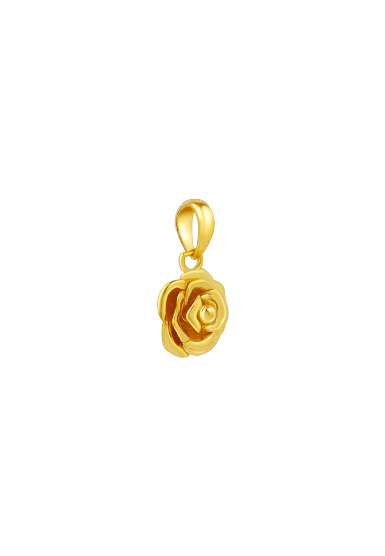 TOMEI Rose Pendant, Yellow Gold 916