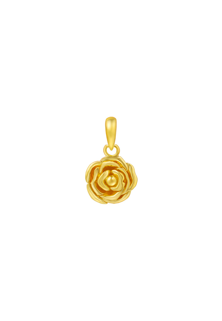 TOMEI Rose Pendant, Yellow Gold 916