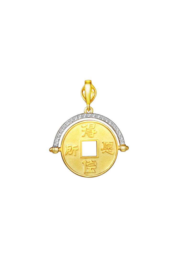 TOMEI Pendant Of Dream Comes True, Yellow Gold 916