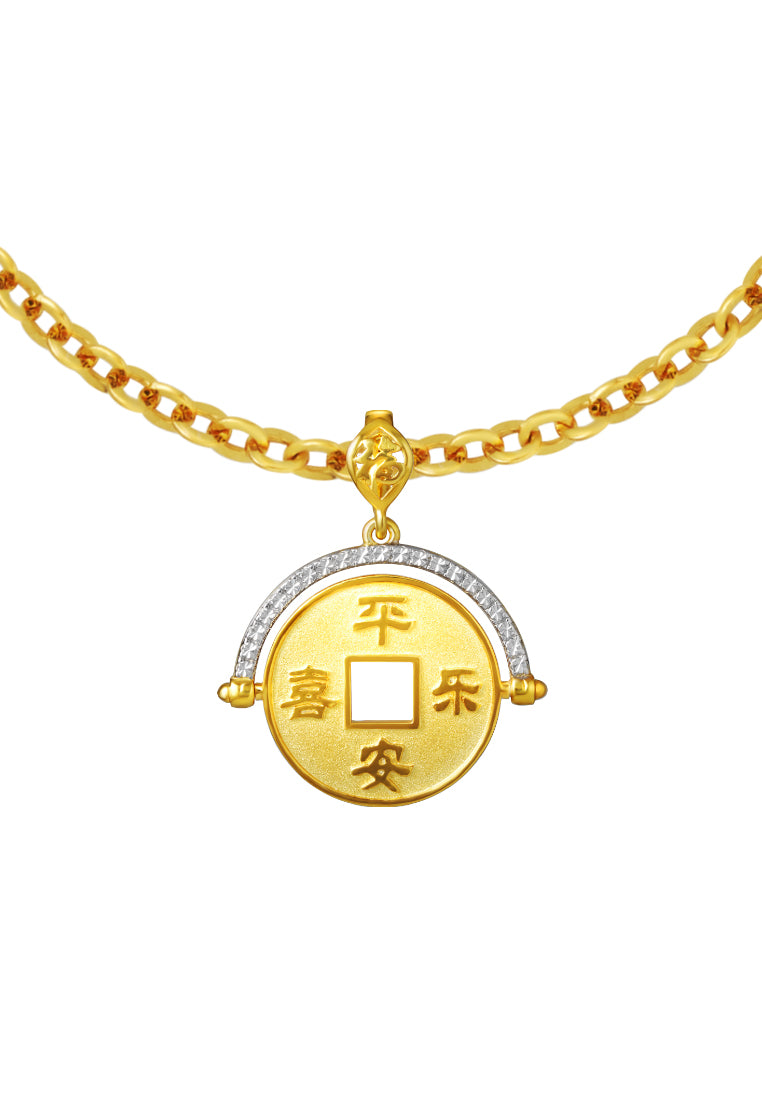 TOMEI Pendant Of Dream Comes True, Yellow Gold 916