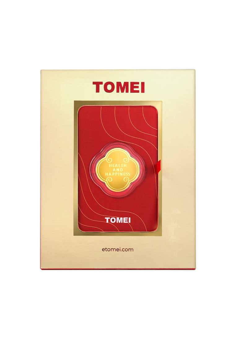 TOMEI Health and Happiness Gold Bar 5GM I Fine Gold 9999
