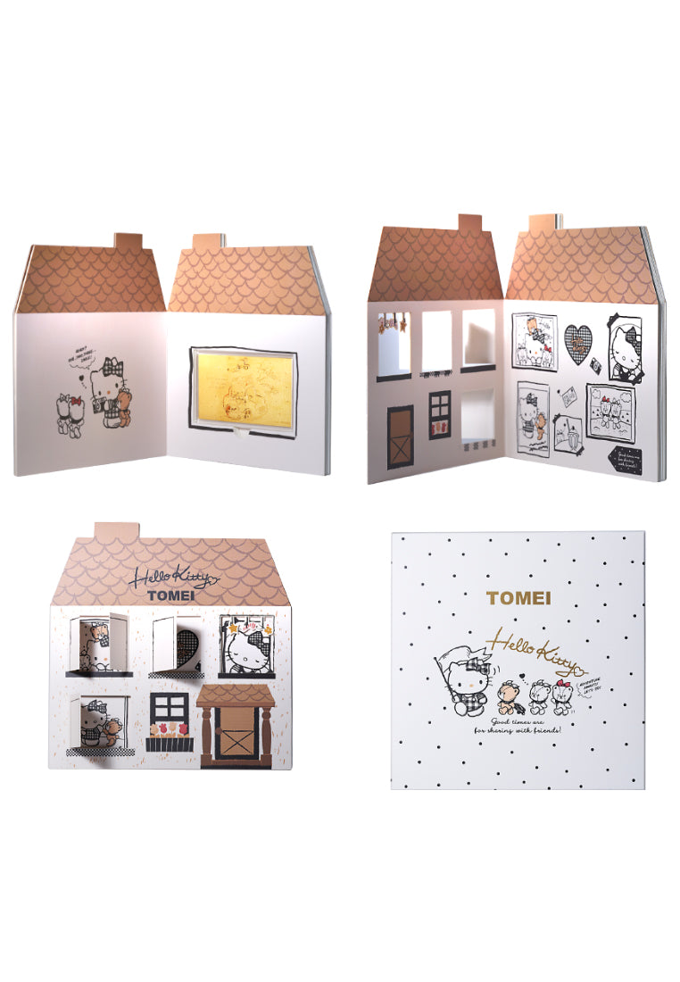TOMEI X SANRIO Hello Kitty Holiday Gold Wafer 0.5G, Yellow Gold 9999