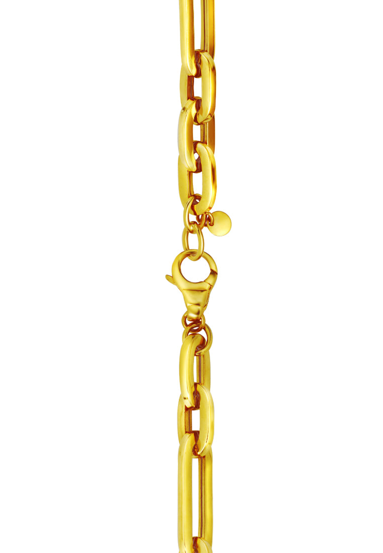 TOMEI Lusso Italia Linked Bracelet, Yellow Gold 916