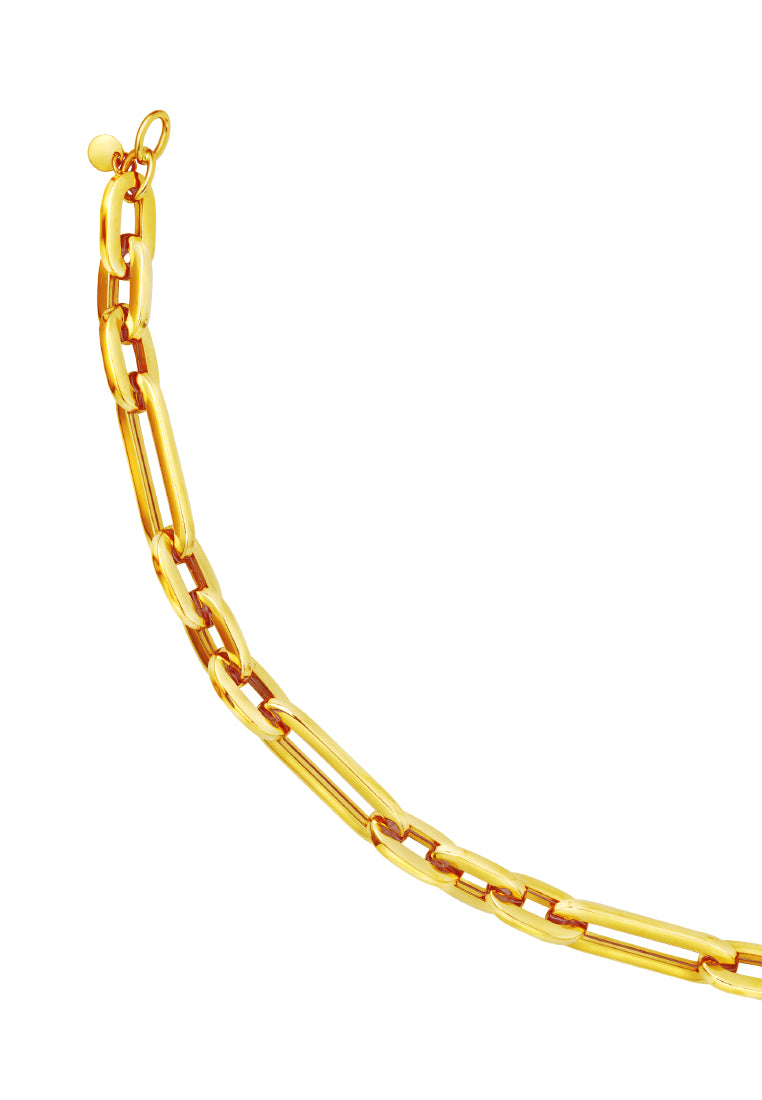 TOMEI Lusso Italia Linked Bracelet, Yellow Gold 916