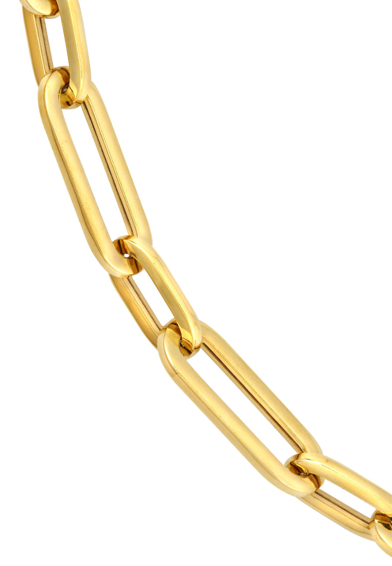TOMEI Lusso Italia Chain Linked Bracelet, Yellow Gold 916