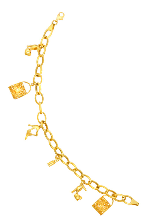 TOMEI Lusso Italia Fashion Accessories Bracelet, Yellow Gold 916
