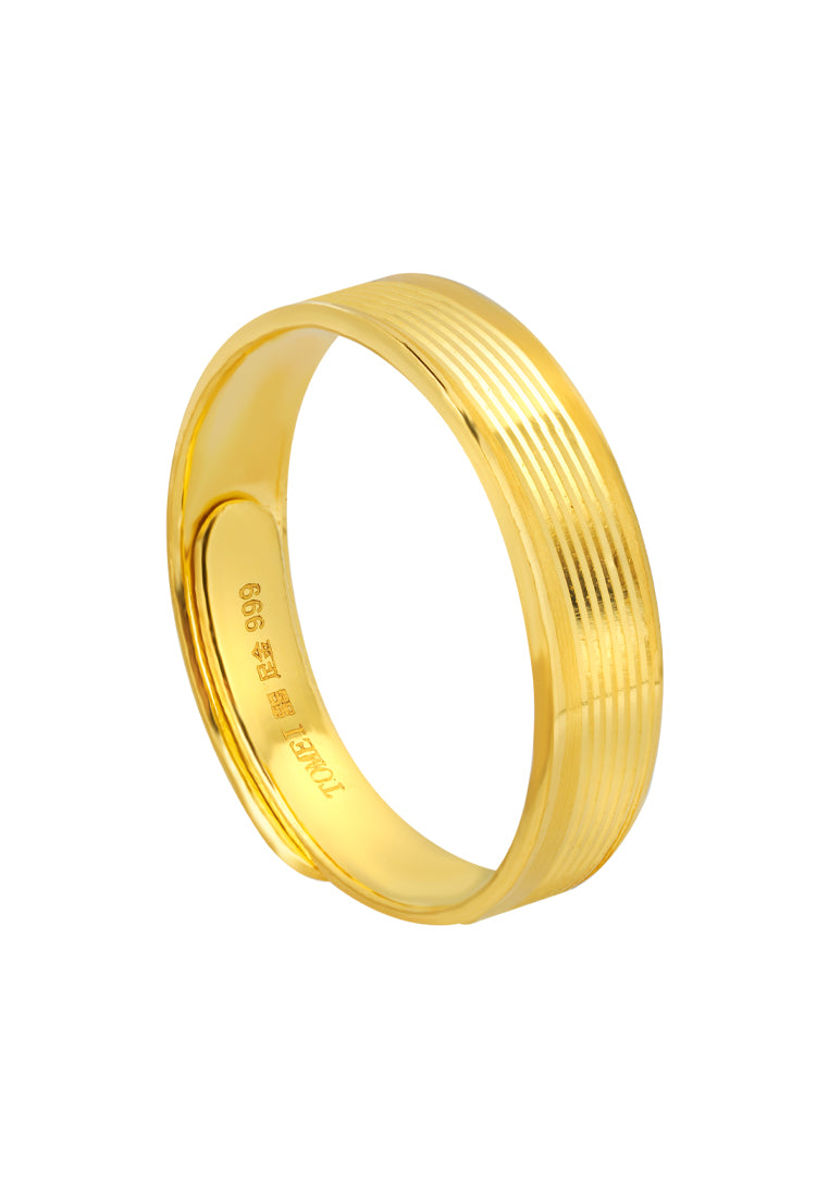 TOMEI x XIFU Wholeheartedly Ring, Yellow Gold 999