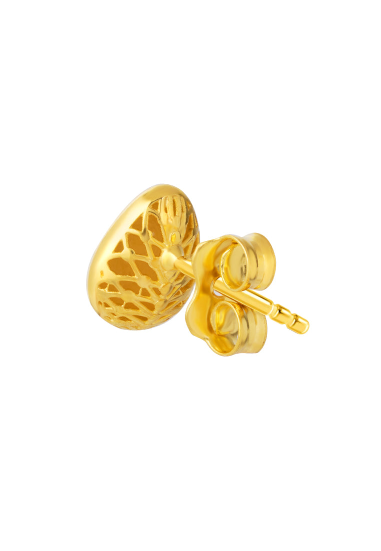 TOMEI Lusso Italia Earrings, Yellow Gold 916