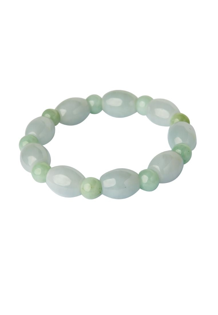 Tomei Palace Grace Soft Green Natural Jade Bracelet