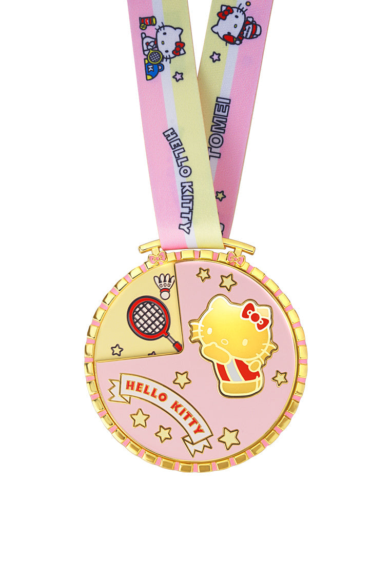 TOMEI X SANRIO Hello Kitty Sports Medal Gold Wafer 0.2G, Yellow Gold 9999