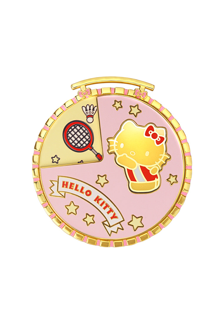 TOMEI X SANRIO Hello Kitty Sports Medal Gold Wafer 0.2G, Yellow Gold 9999